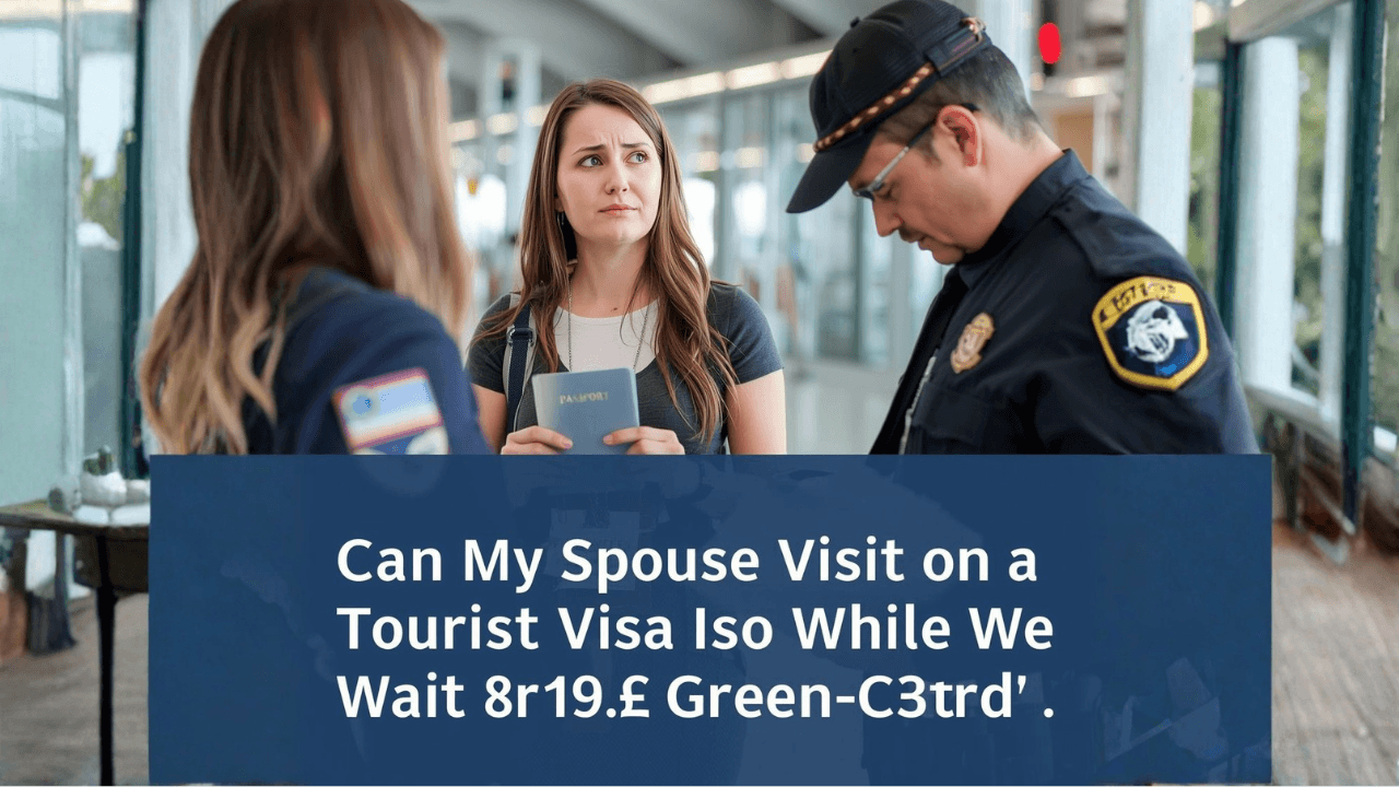 ¿Con qué frecuencia puede mi cónyuge visitar Estados Unidos con una visa de turista mientras esperamos la Green Card?