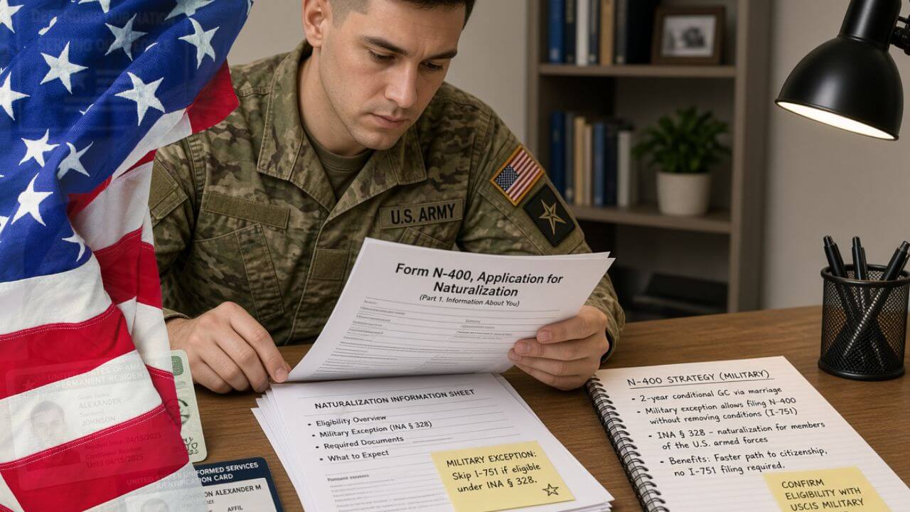 Can U.S. Military Members With a Two-Year Conditional Green Card Skip the I-751 Removal of Conditions and File Directly for Citizenship?